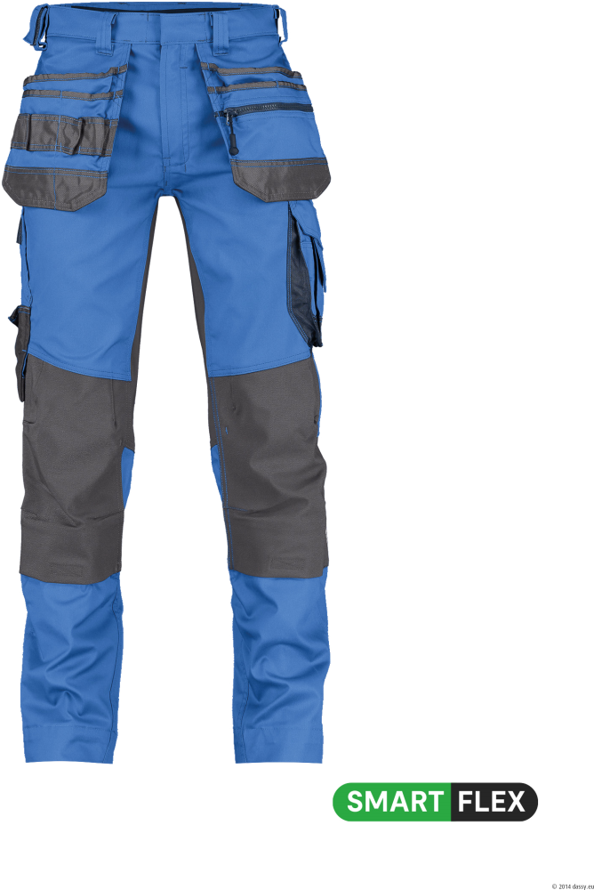 azurblau/anthrazitgrau