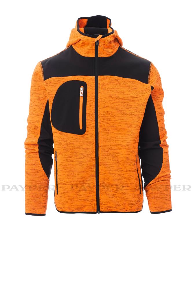 fluoorange/schwarz