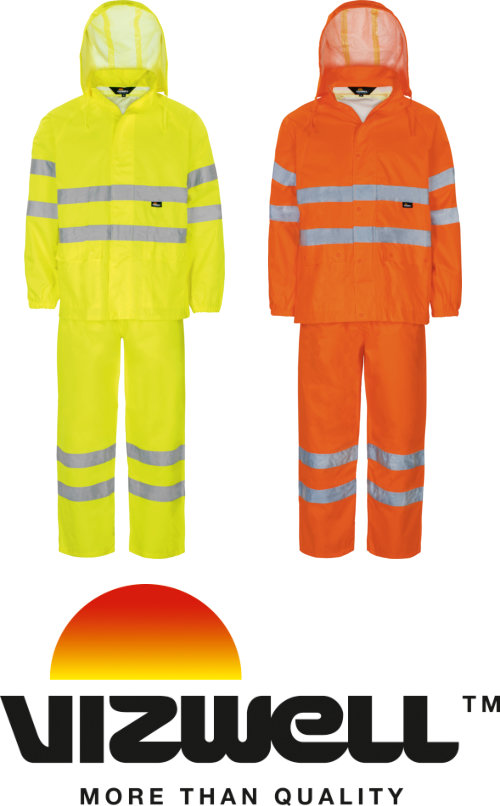 Vizwell Warnschutz-Regenset
